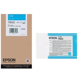 C13T602200 / T6022 - cartouche de marque Epson - cyan