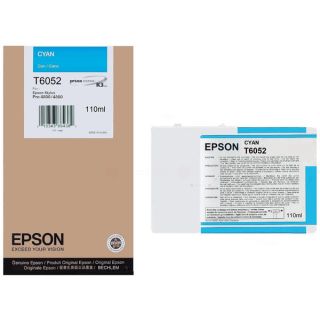 C13T605200 / T6052 - cartouche de marque Epson - cyan