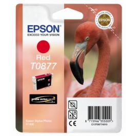 C13T08774010 / T0877 - cartouche de marque Epson - rouge
